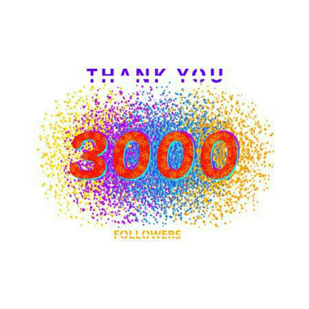 3,000 Followers!!